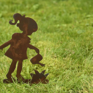 Mädchen mit Gießkanne